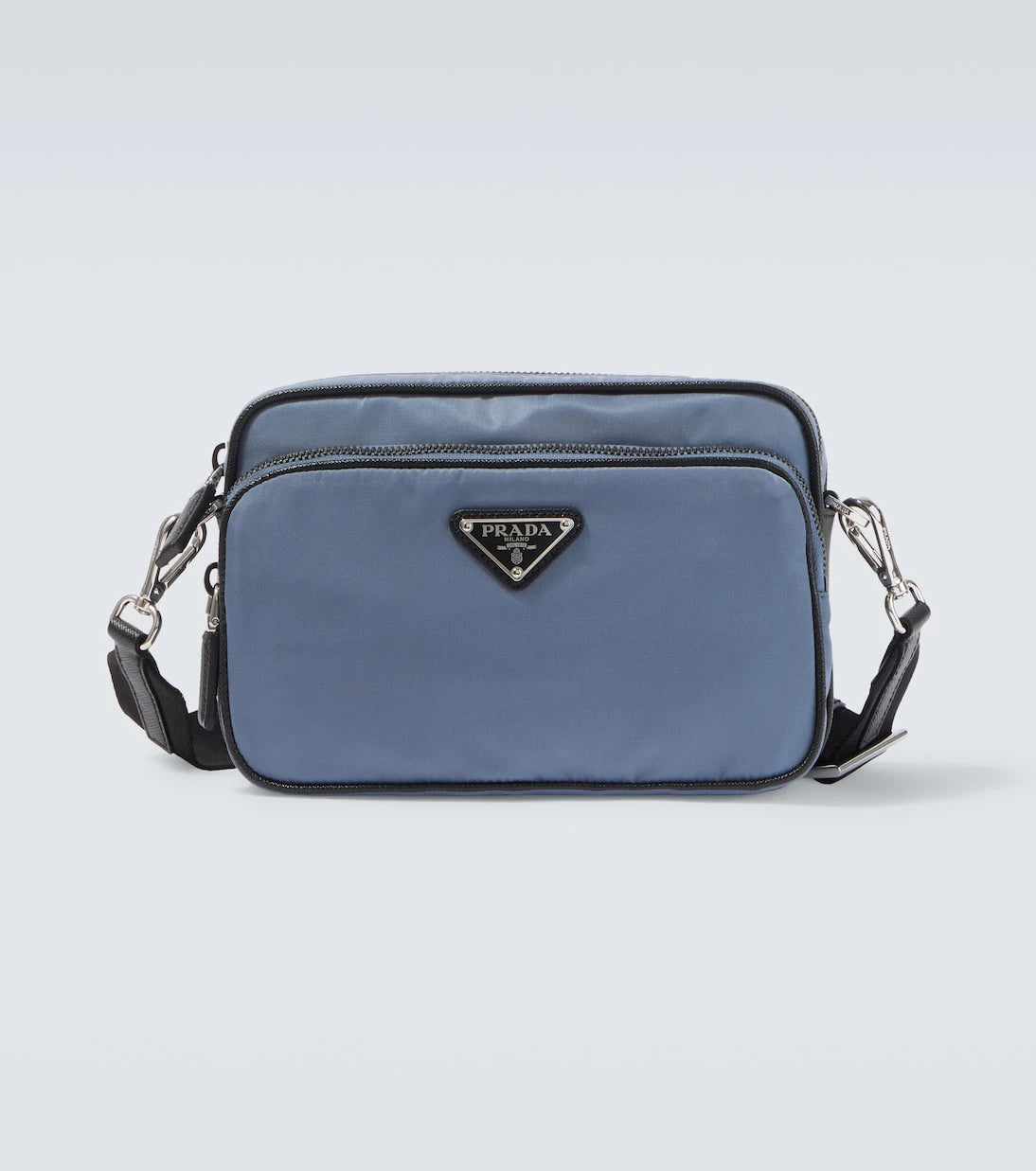 Prada - Re-Nylon leather-trimmed shoulder bag