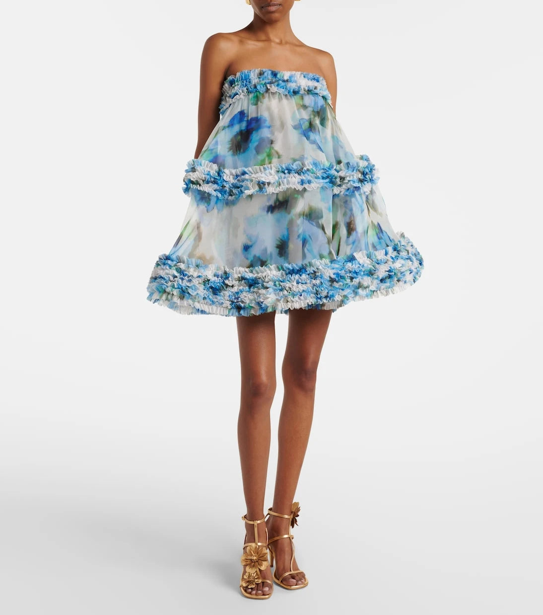 Zimmermann - Alchemy ruffled silk organza minidress