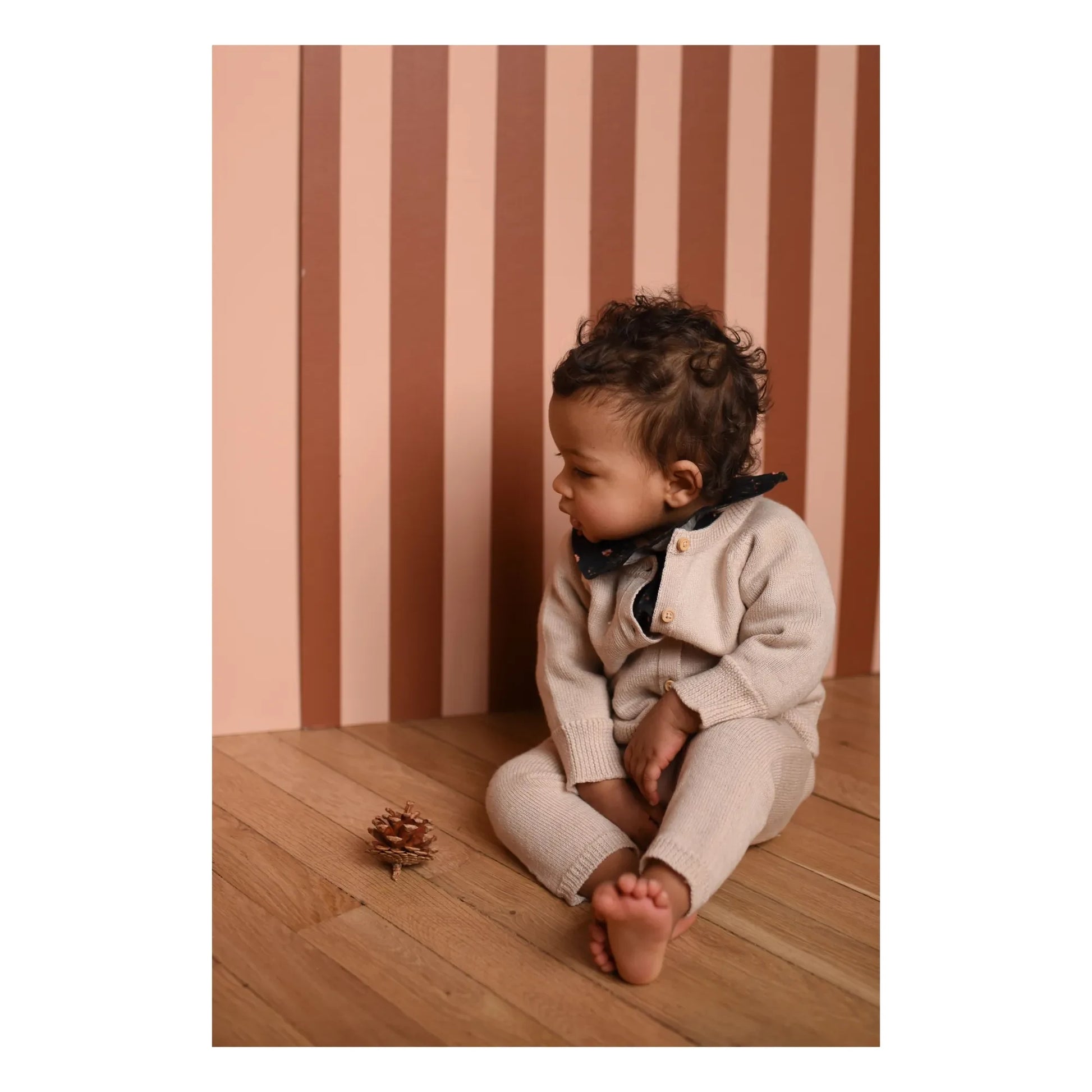 Lililotte - Victorian Wool Cardigan | Beige