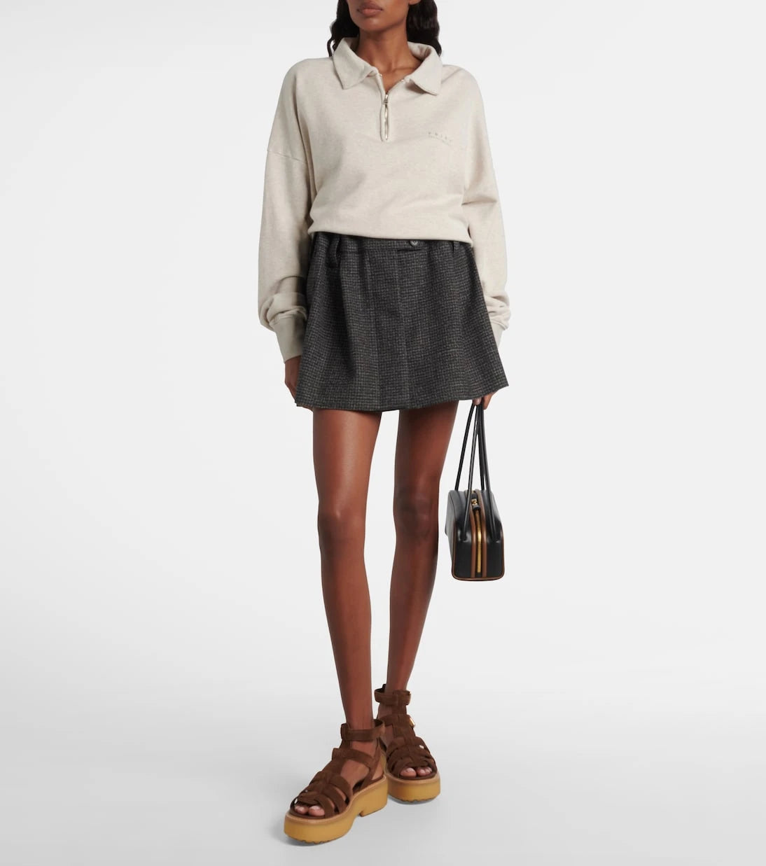 Prada - Suede platform fisherman sandals