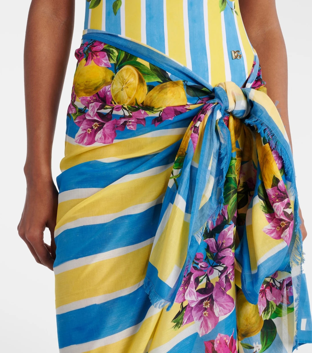 Dolce&Gabbana - Floral cotton cover-up