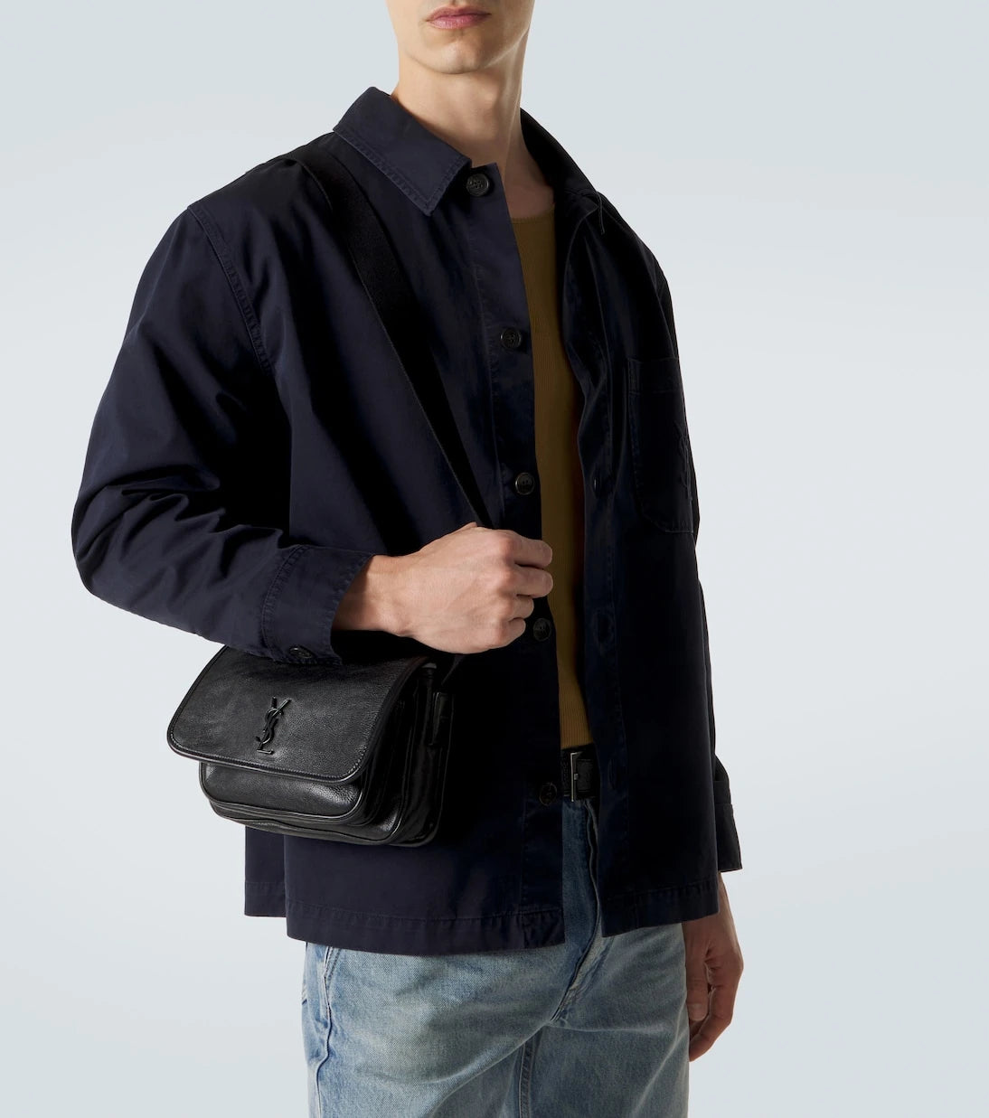 Saint Laurent - Niki Small leather messenger bag