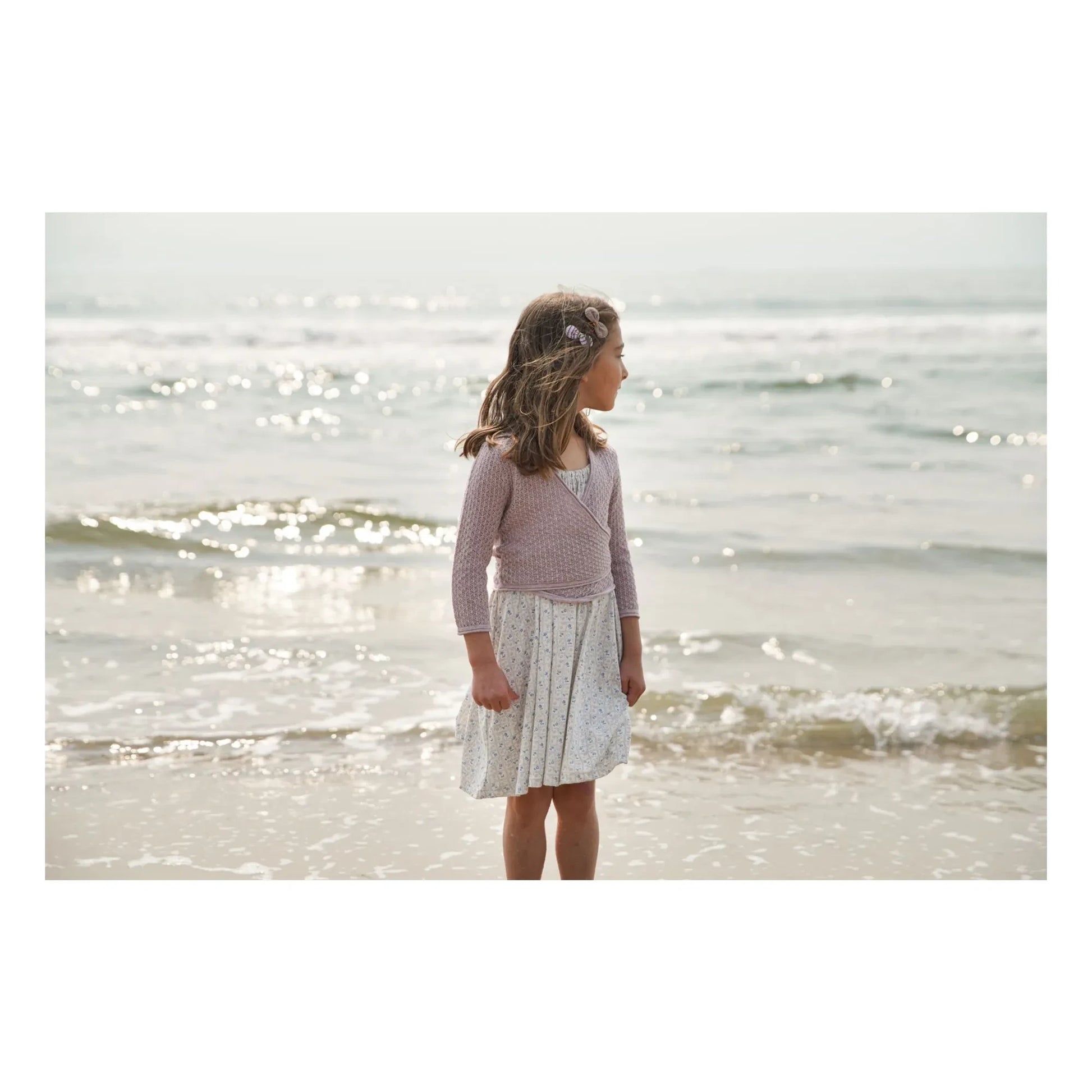 Soor Ploom - Loop Fleurie Organic Cotton Dress | Ecru