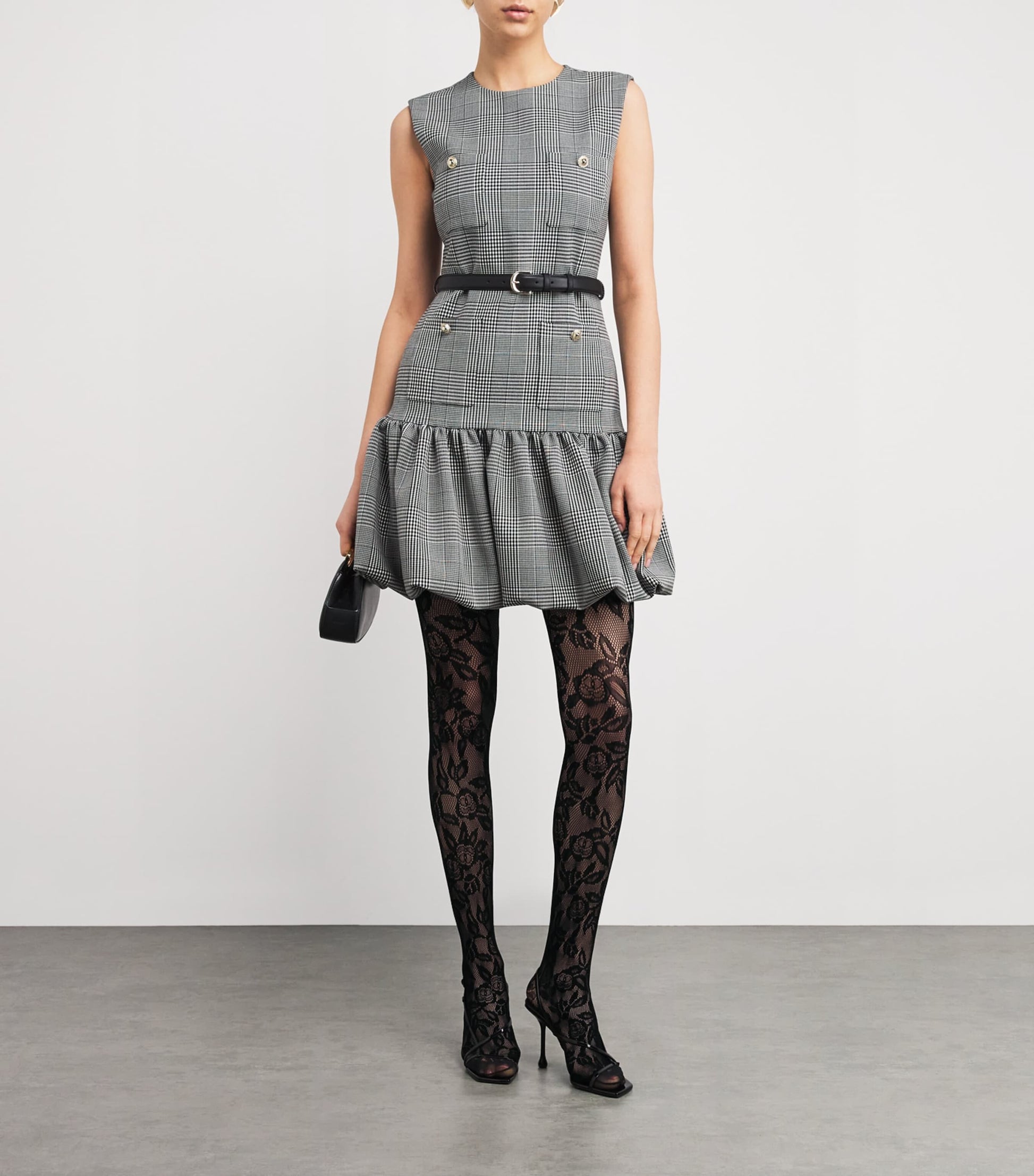 Falke Black x Kaviar Gauche Lace Tights
