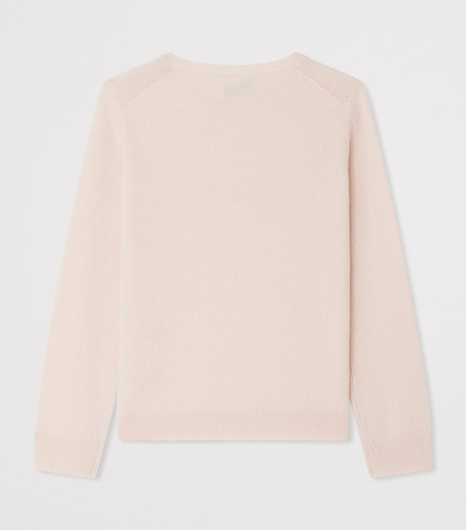 Bonpoint Cashmere Jacquard Cherry Sweater (4-8 Years)