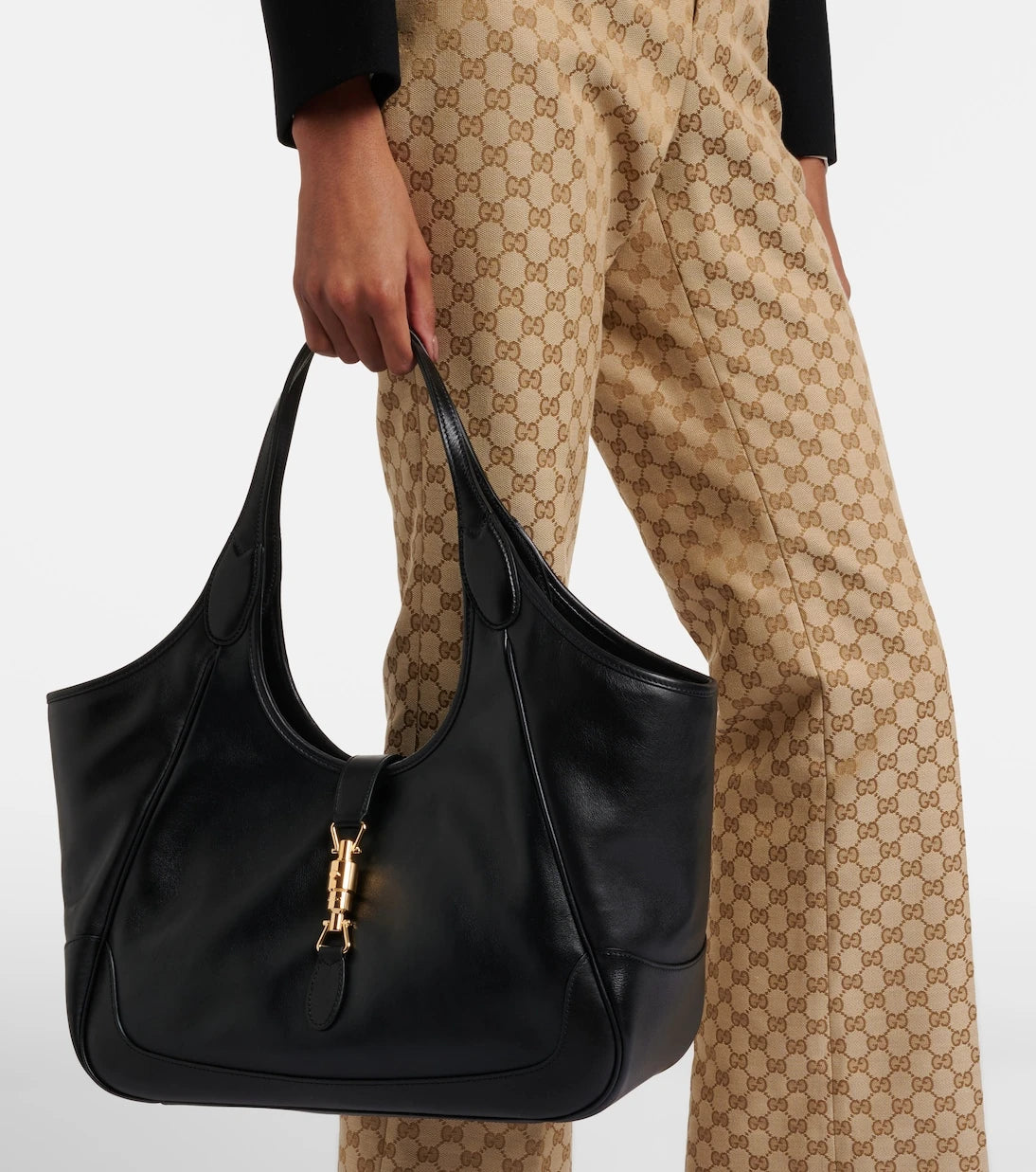 Gucci - Gucci Mercato Medium leather tote bag