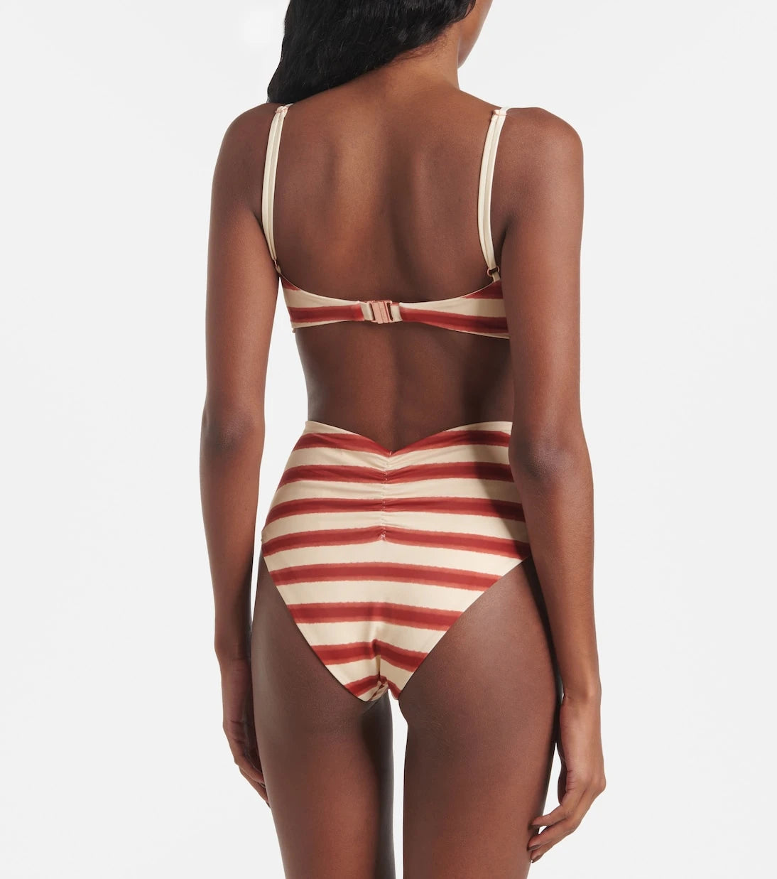 Johanna Ortiz - Striped high-rise bikini bottoms