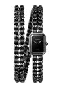 CHANEL Coated Steel Première Iconic Chain Double Row Watch 19.7mm