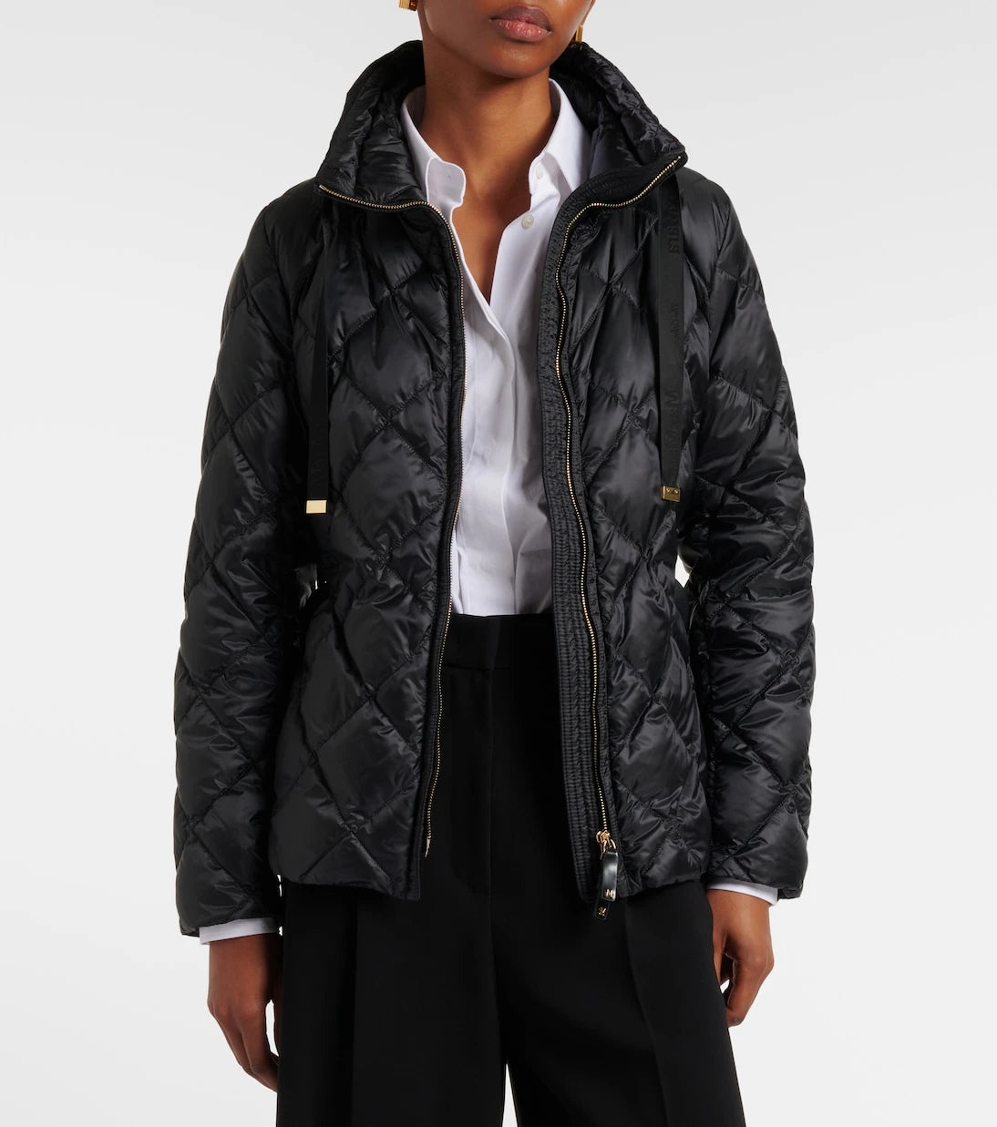 Max Mara - Kemerli kapitone mont