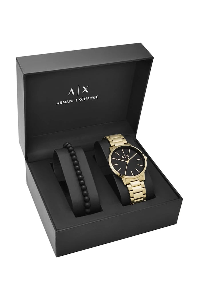 Armani Exchange - Часовник и гривна AX7119