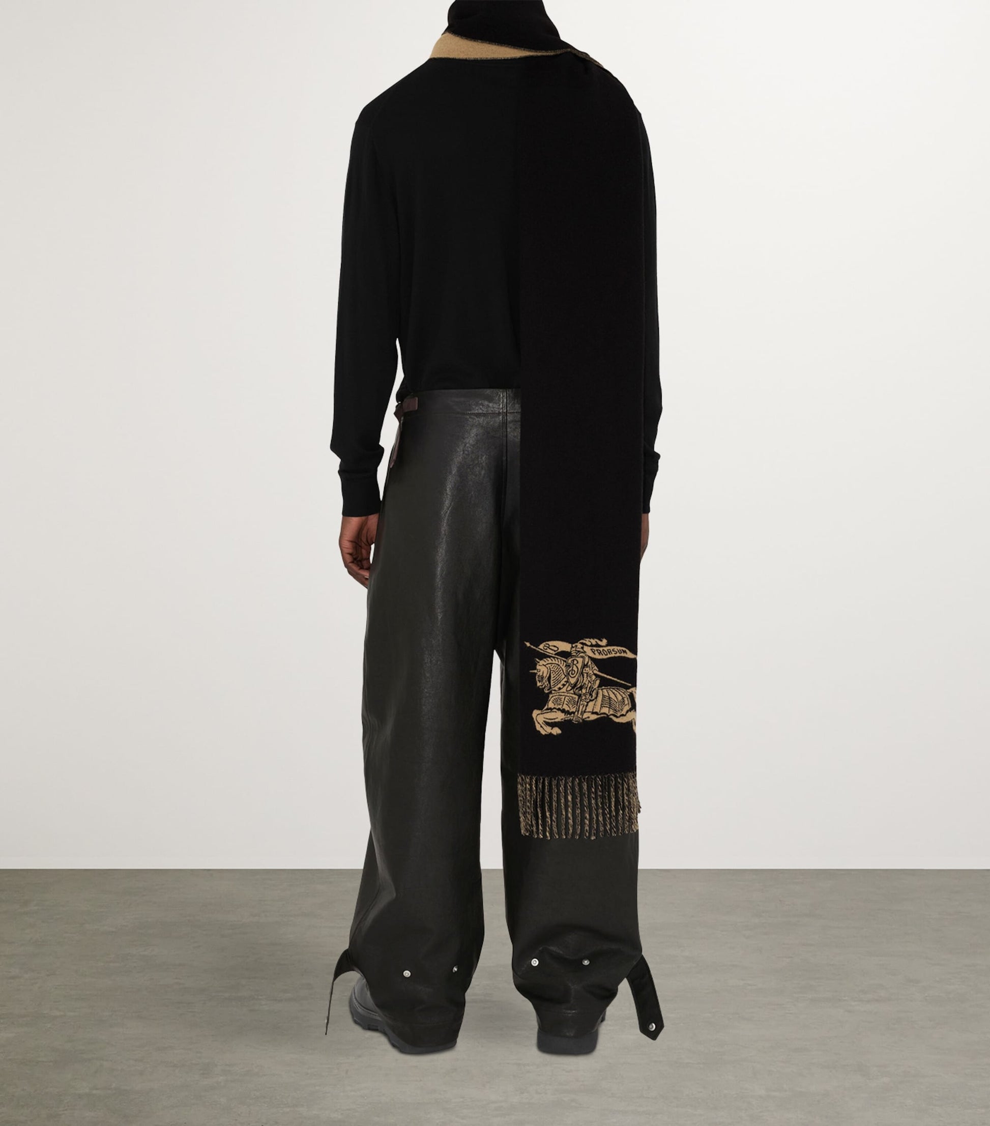 Burberry Cashmere Reversible EKD Scarf