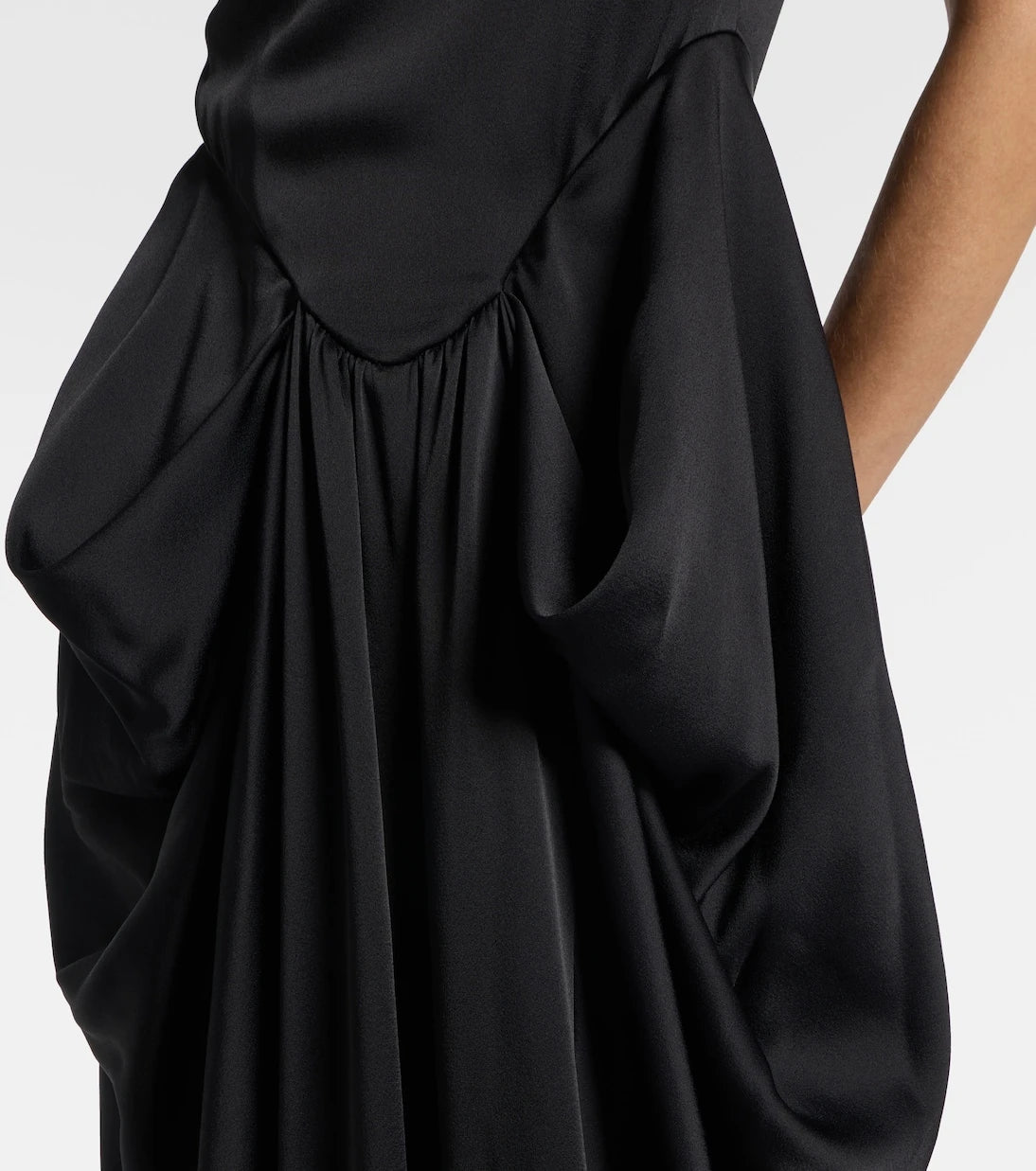 Stella McCartney - Draped satin gown