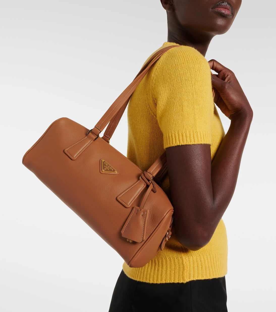 Prada - Medium leather shoulder bag