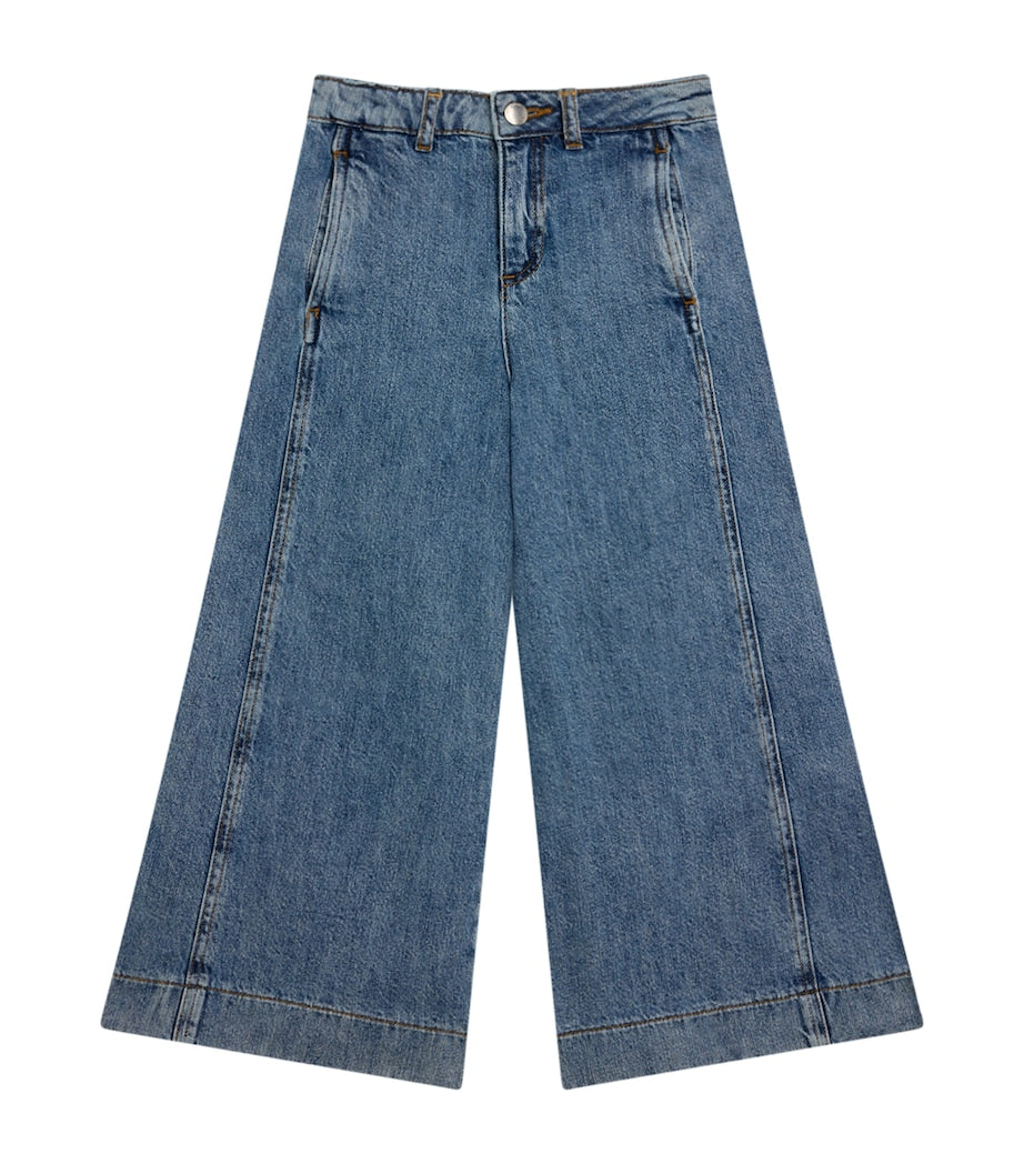 Emporio Armani Kids Wide-Leg Flared Jeans (4-14 Years)