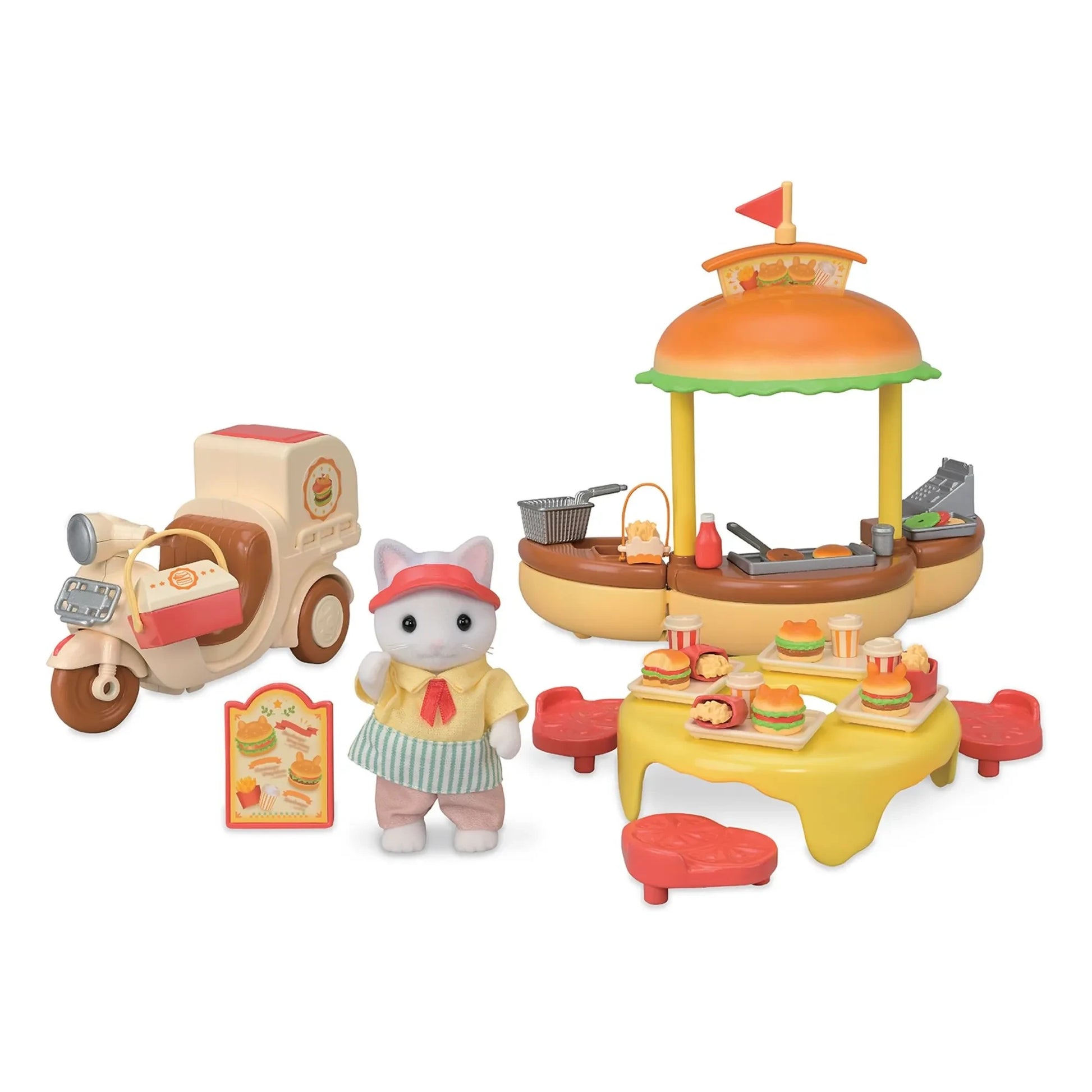 Sylvanian Families - The hamburger stand