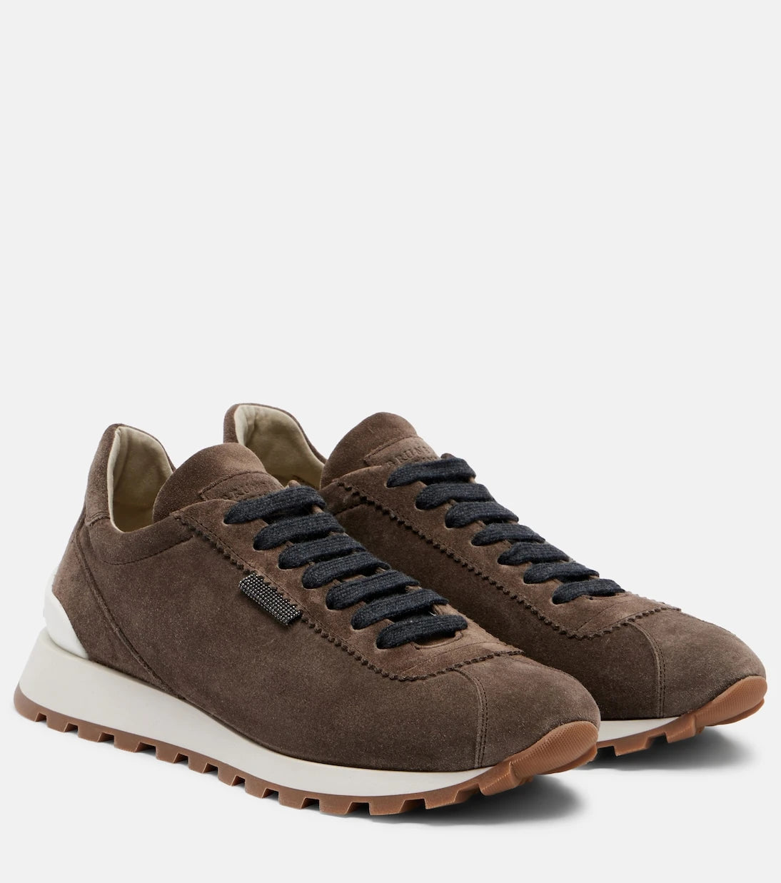 Brunello Cucinelli - Monili suede sneakers