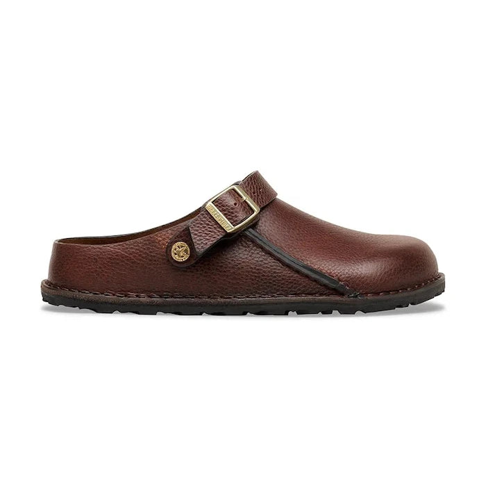 Birkenstock чехли сабо мъжки от кожа Lutry