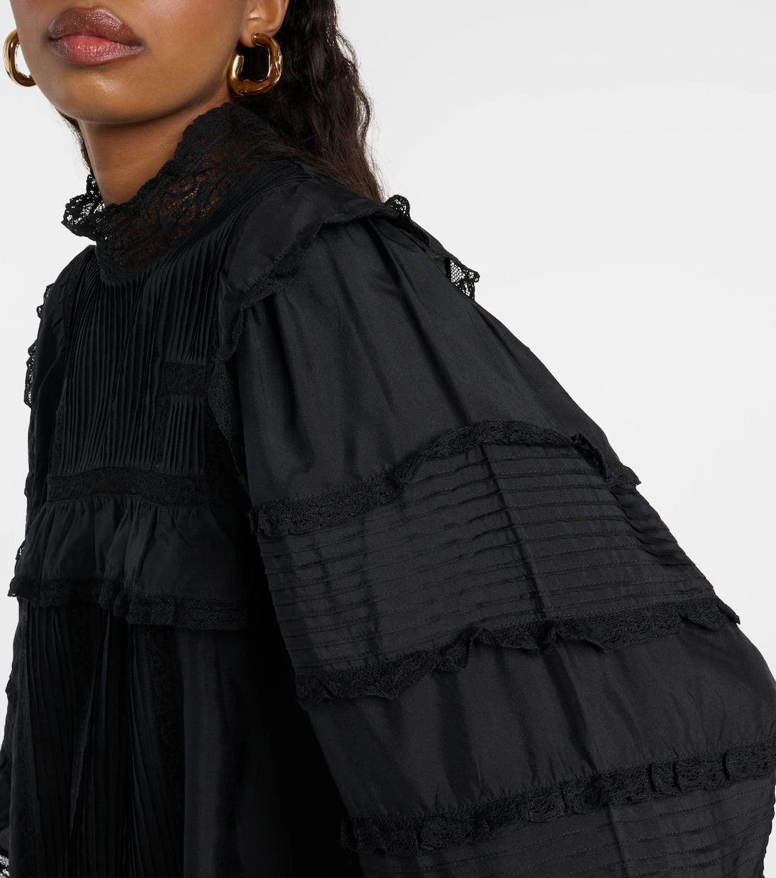Isabel Marant - Zakae ruffle-trimmed silk minidress