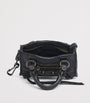 Balenciaga Black Micro Leather Le City Bag Charm