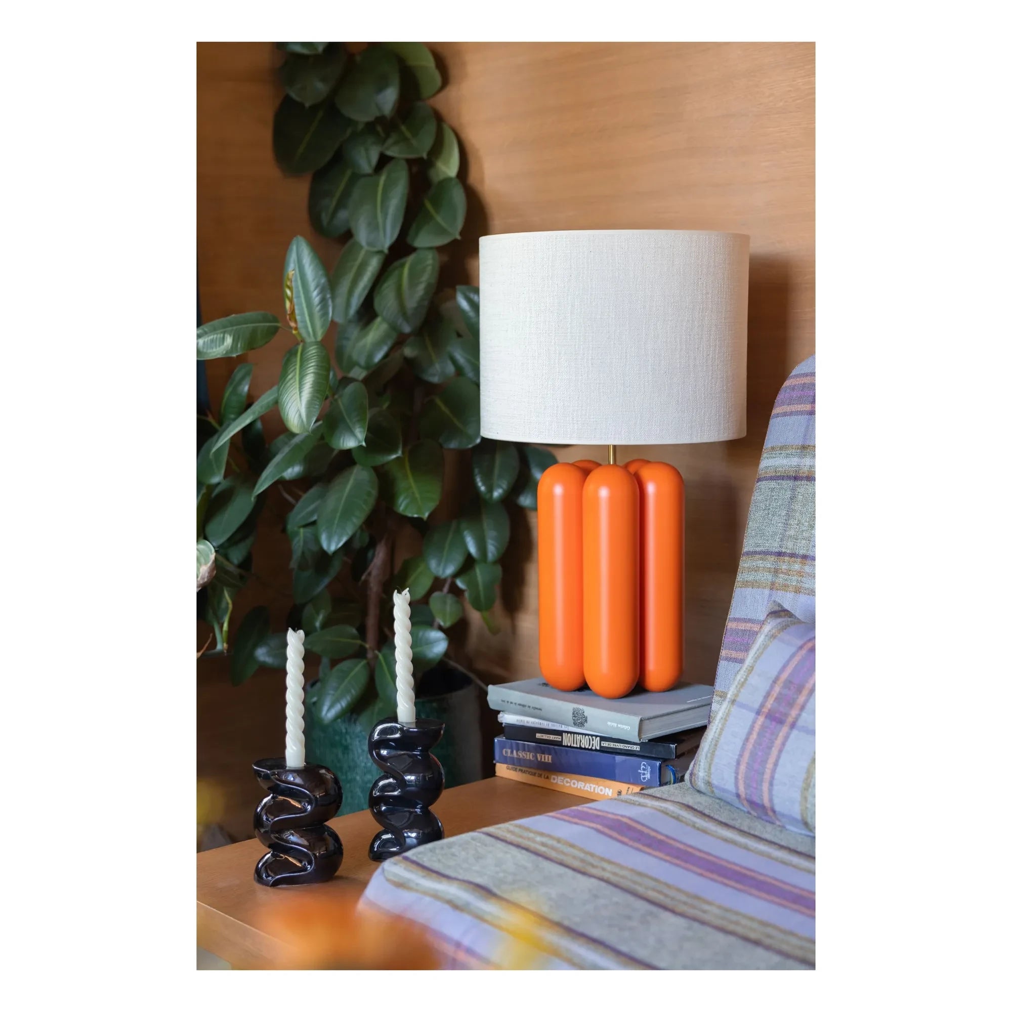 Cosin - Ganache candle holders - Set of 2 | Black