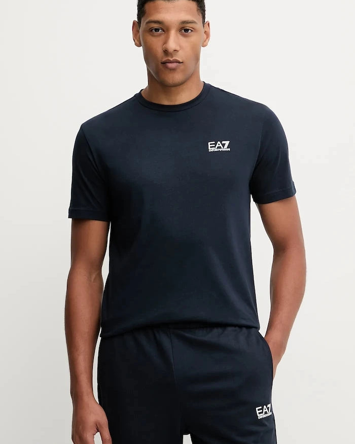 EA7 Emporio Armani pamuklu basic erkek tişört