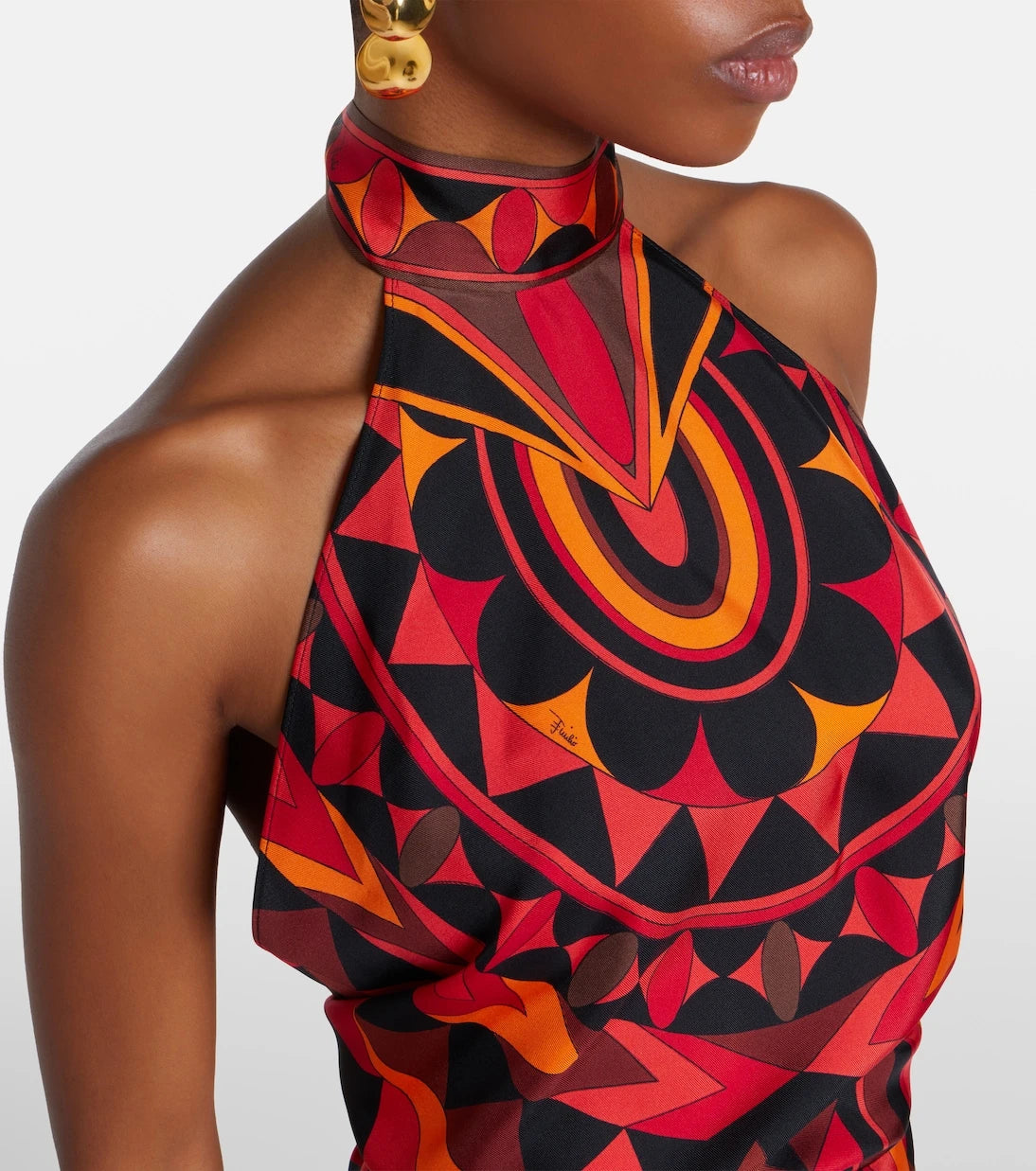 Pucci - Manuba silk twill top