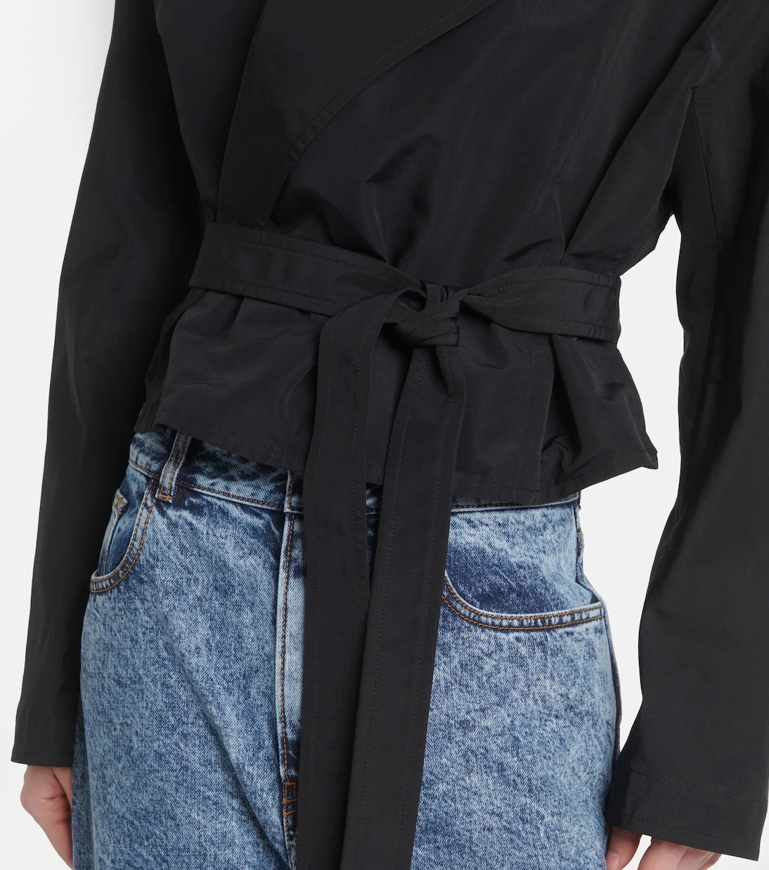 Alaïa - Kapüşonlu anvelop ceket