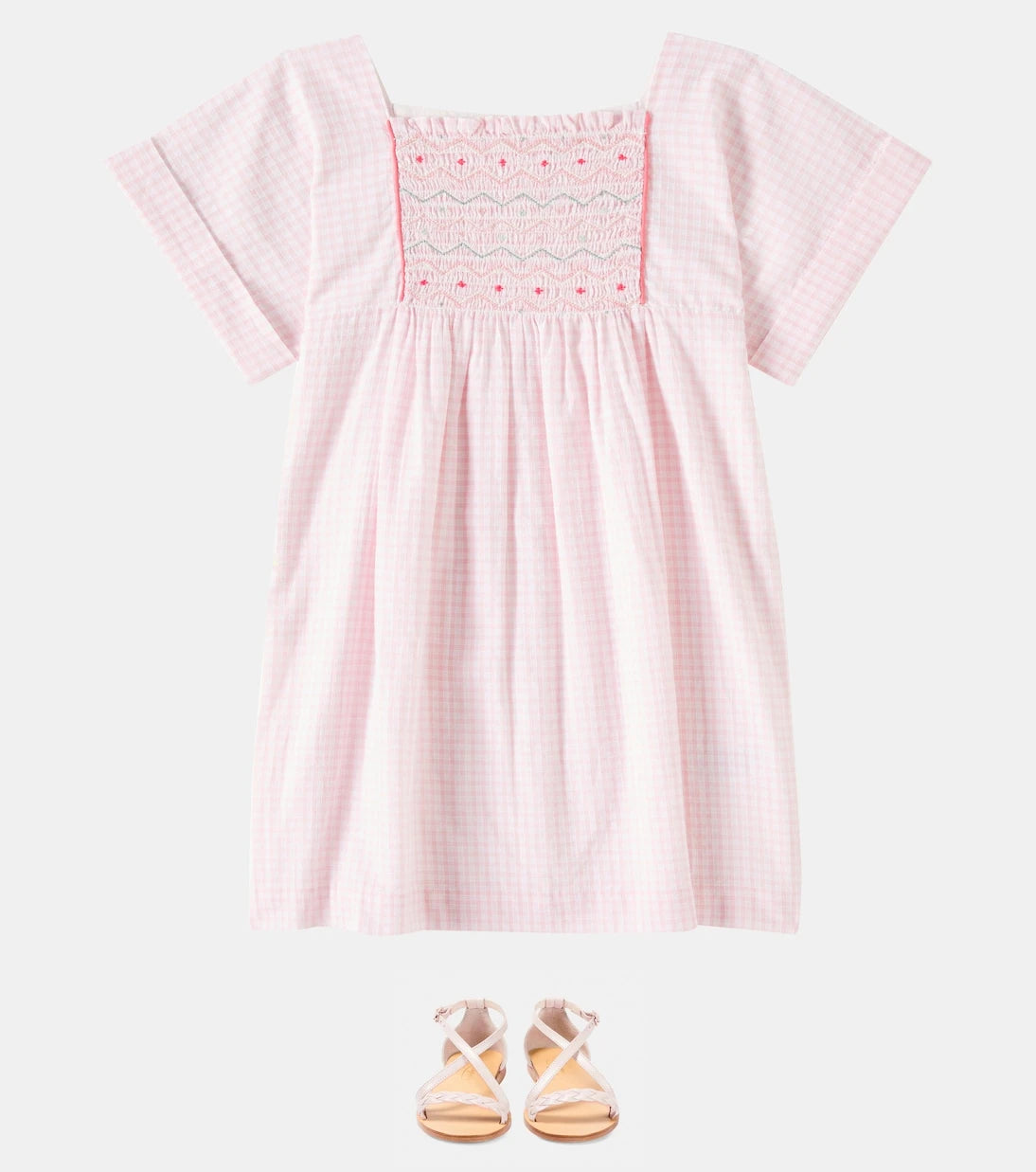 Bonpoint - Paysanne smocked cotton dress