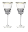 Villeroy & Boch Set of 2 Grand Royal Gold White Wine Glasses (125ml)