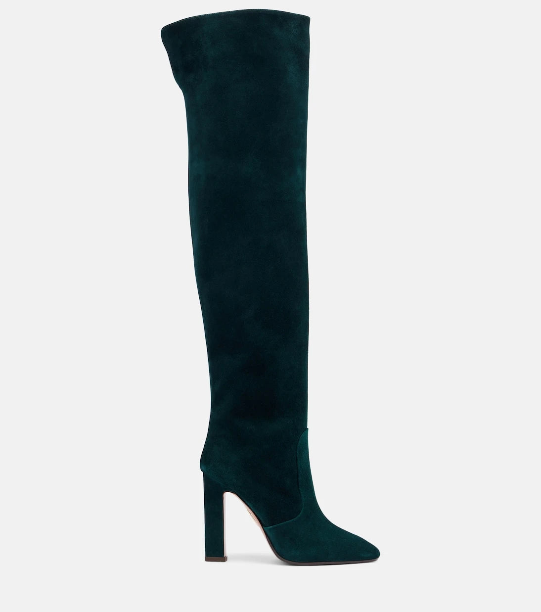Aquazzura - Joplin 105 suede knee-high boots