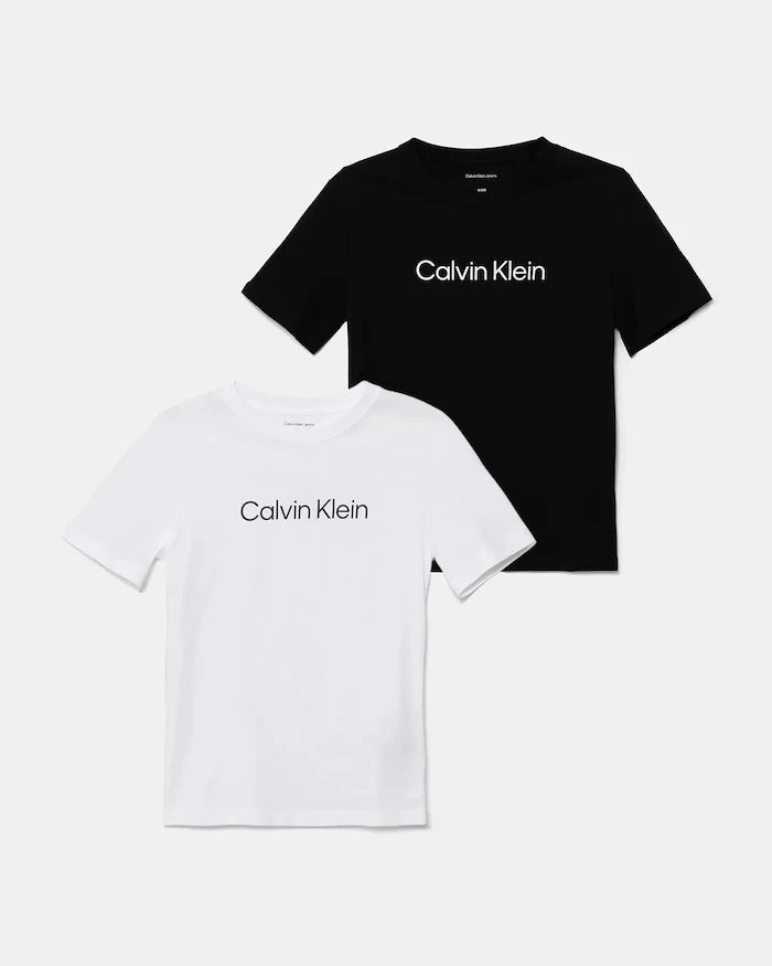 Calvin Klein Jeans Çocuk Pamuklu Tişört (2 Adet)