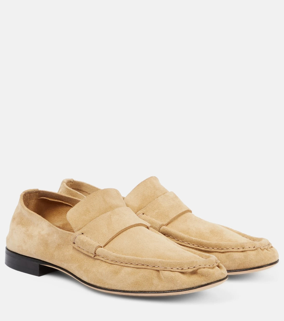 The Row - Soft suede loafers