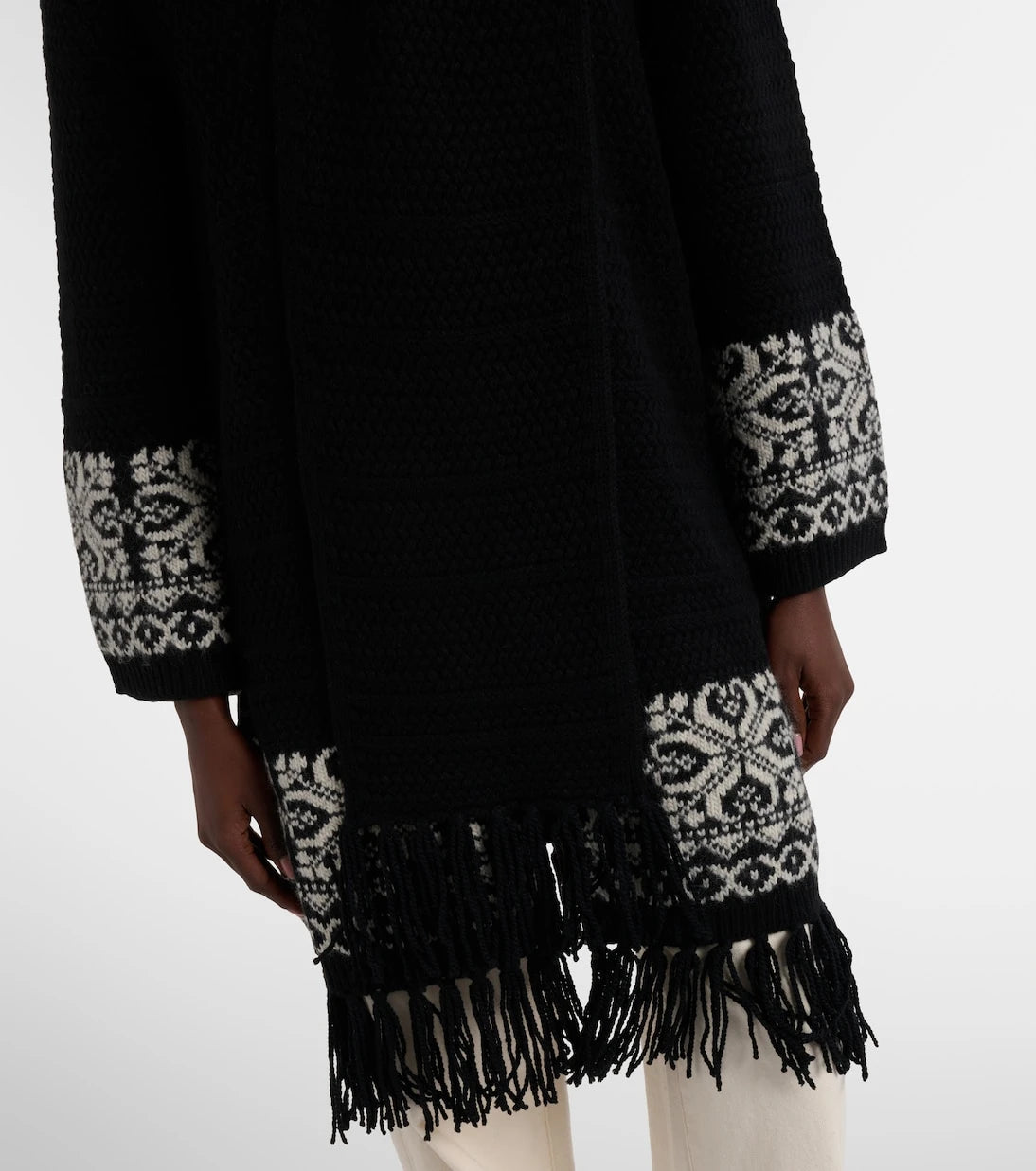 Polo Ralph Lauren - Jacquard wool-blend wrap cardigan