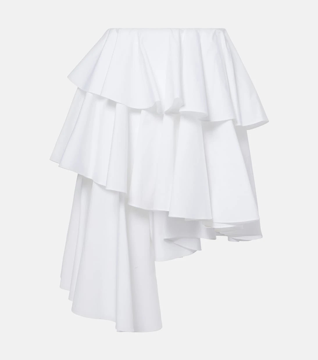 Alaïa - Spiral ruffled miniskirt