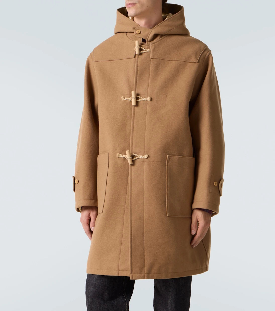 Visvim - Commodore wool and linen duffel coat