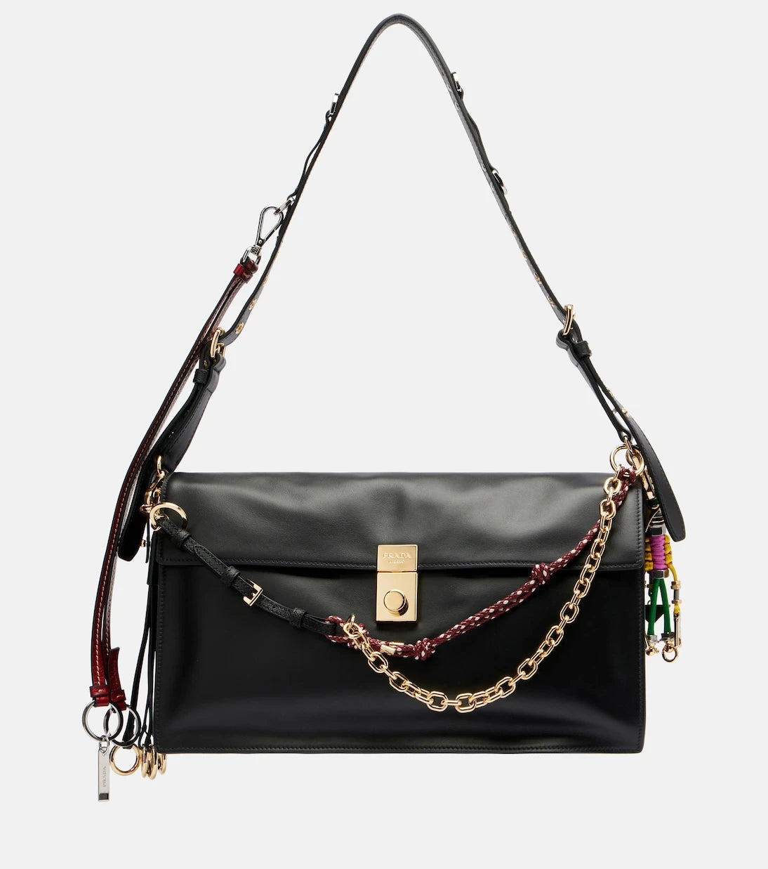 Prada - Prada Soft Sound Large leather shoulder bag
