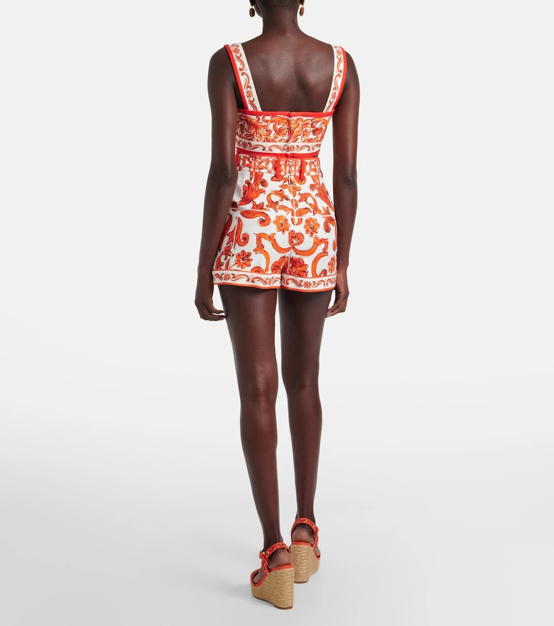 Dolce&Gabbana - Majolica printed shorts