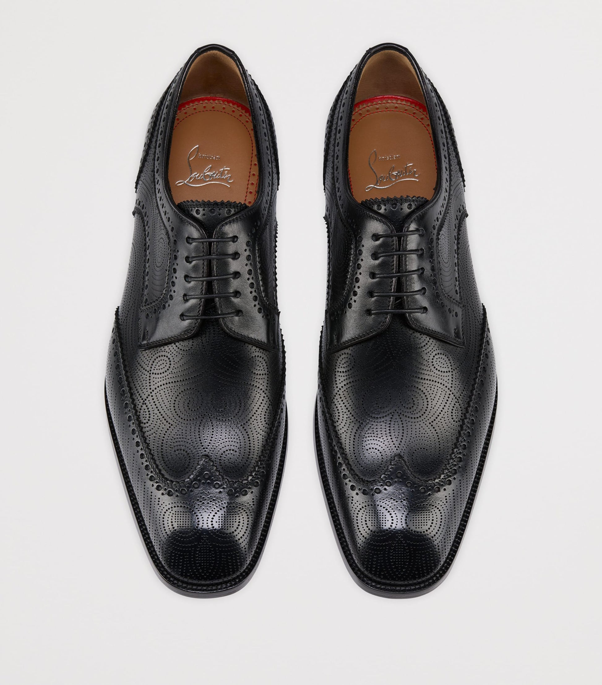 Christian Louboutin Grave Calf Leather Derby Shoes