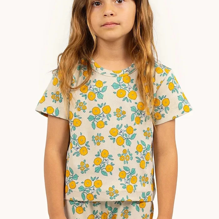 Детска тениска Tinycottons FLOWERS TEE