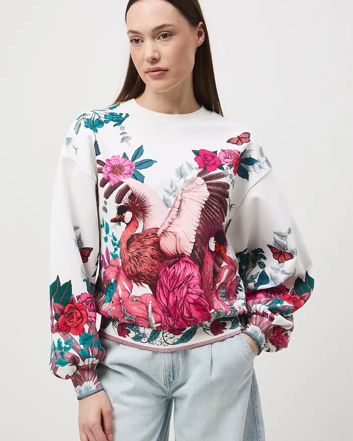 Medicine kadın pamuklu sweatshirt