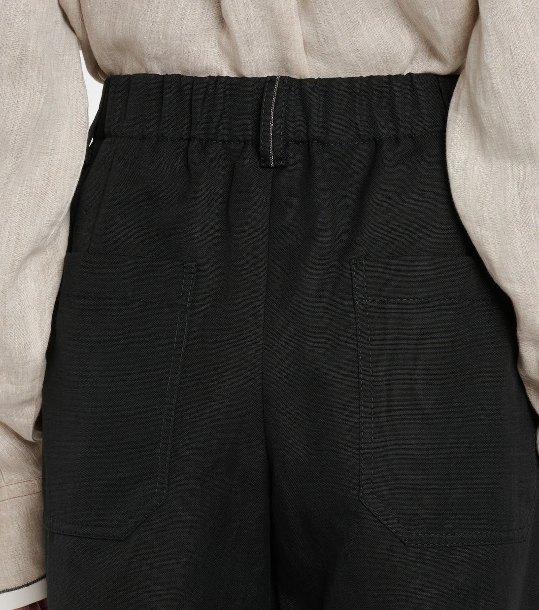 Brunello Cucinelli - Cotton and linen shorts
