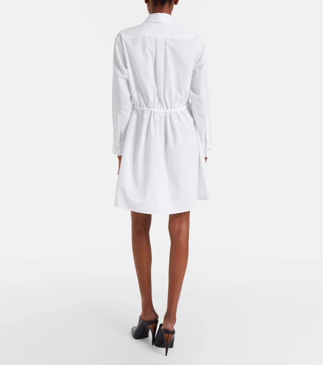 McQueen - Cotton poplin shirt dress