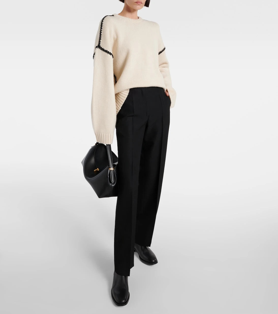 Toteme - High-rise straight pants