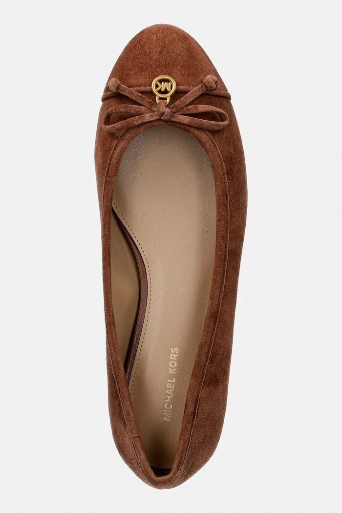 MICHAEL Michael Kors балеринки от велур Piper Flex Ballet