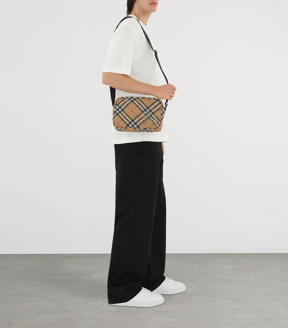Check Cross-Body Bag