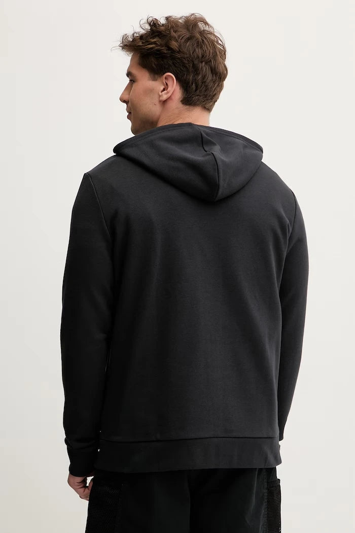 Oakley erkek pamuklu fermuarlı kapüşonlu sweatshirt