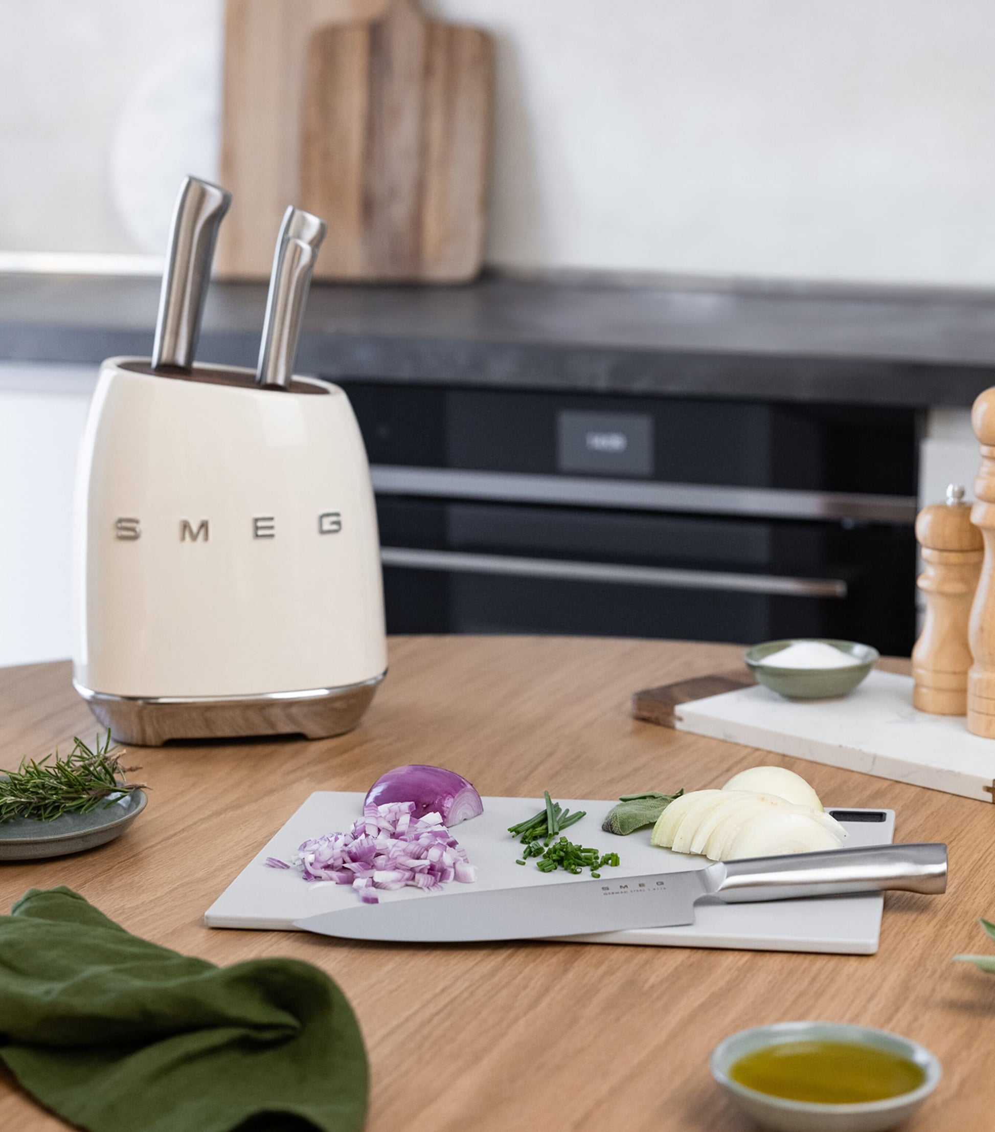 Smeg Knife Block Set