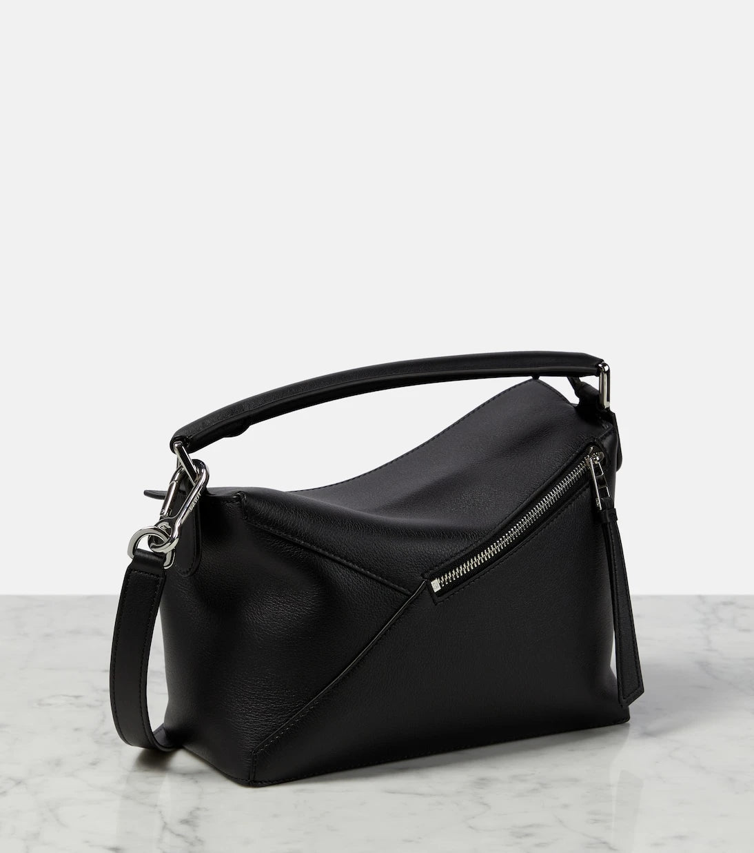Loewe - حقيبة توت جلد صغيرة Puzzle Edge