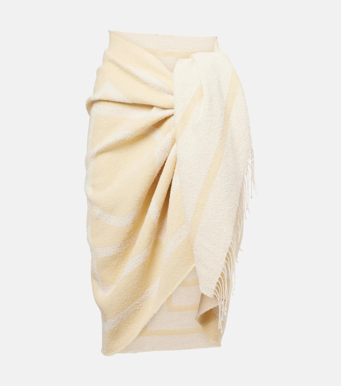 Toteme - Monogram cotton-blend jacquard scarf