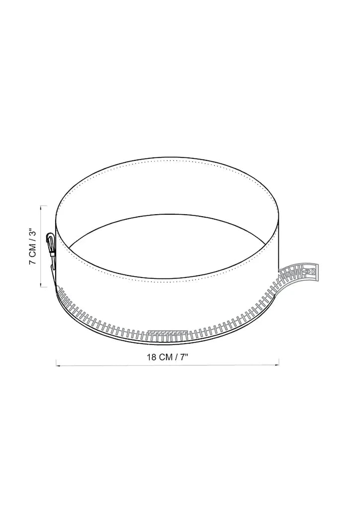 Сгъваема пътна купа за куче Bebobi 18 x 7 cm